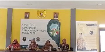Pemdes Caringin Kulon Gelar Sosialisasi Program KB, Ela Nurlela Ketua TPPKK :  Bertujuan Sebagai Upaya Mendorong Peningkatan Kesejahteraan Masyarakat
