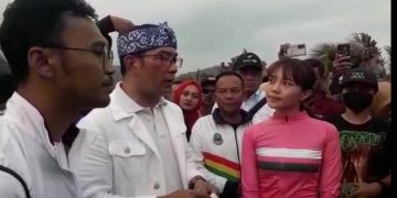 Kang Emil Lepas 100 Atlit Sepeda dari Sukabumi Menuju Pangandaran