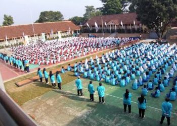 Belasan Ribu Pelajar di Kota Sukabumi, Ambil Bagian Dalam Pemecahan Rekor MURI SKJ