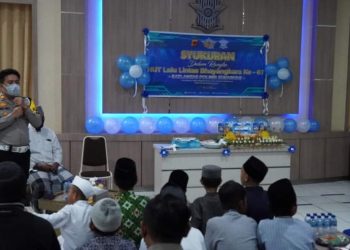 HUT KE 67 SATLANTAS, POLRES SUKABUMI GELAR BAKTI SOSIAL DAN EDUKASI LALU LINTAS