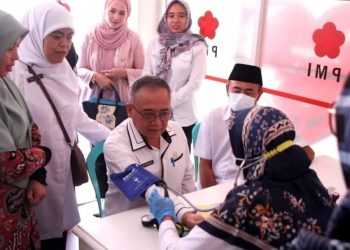 DONOR DARAH PERWOSI, WABUP” AKSI KEMANUSIAAN DUKUNG SISTEM KESEHATAN”