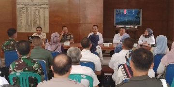 Forkopimda Gelar Rakoor  Koordinasi di Palagan Bojong Kokosan Persiapan HUT TNI yang ke- 77