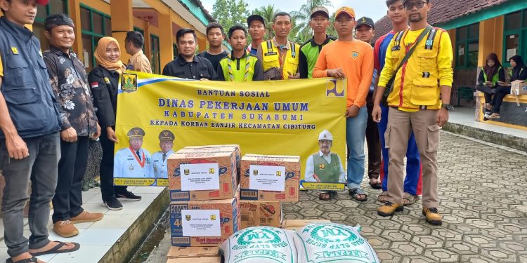 “Dinas PU Peduli ” Berikan Bantuan untuk Korban Banjir di Pajampangan