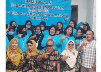 BLKLN Al-Royyani Cahaya Mandiri Selenggarakan Program Caretaker, Disnakertrans Sukabumi Berharap Bisa Menghasilkan Tenaga Kerja yang Kompeten