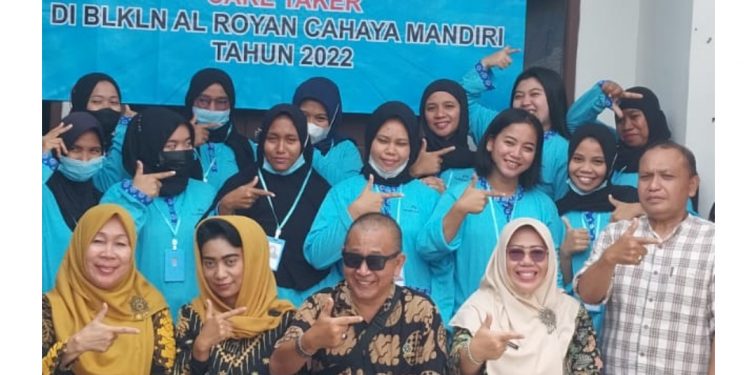 BLKLN Al-Royyani Cahaya Mandiri Selenggarakan Program Caretaker, Disnakertrans Sukabumi Berharap Bisa Menghasilkan Tenaga Kerja yang Kompeten