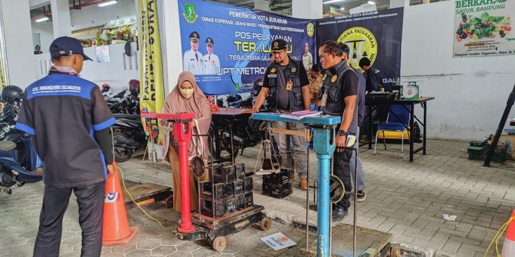 Tingkatkan Kepuasan Konsumen, UPTD Metrologi Diskumindag Kota Sukabumi  Rutin Lakukan Kegiatan Tera