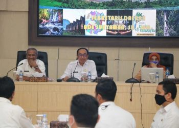 KPK Hadirkan 3 Person in Charge (PIC) Pada Rapat Koordinasi Monitoring Center Prevention (MCP) di  Palabuhanratu Sukabumi