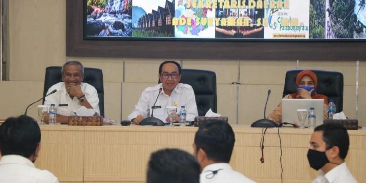 KPK Hadirkan 3 Person in Charge (PIC) Pada Rapat Koordinasi Monitoring Center Prevention (MCP) di  Palabuhanratu Sukabumi