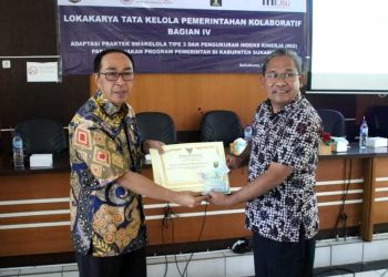 Sekda Kabupaten Sukabumi, Ade Suryaman Buka Kegiatan Lokakarya Tata Kelola Pemerintahan Kolaboratif
