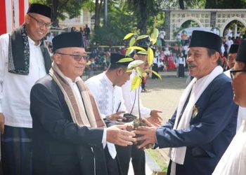 Wakil Bupati Sukabumi H. Iyos Somantri Pimpin Upacara Peringatan Hari Santri Nasional