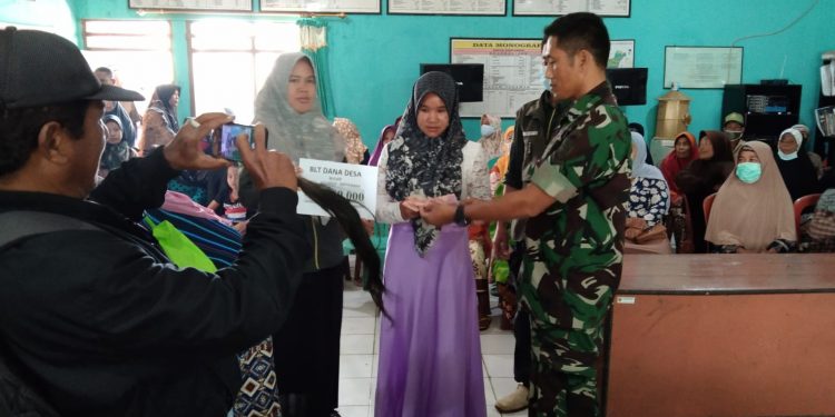 Serda Andri Sugeri Anggota Koramil 0622-13/Jampangkulon Monitoring dan Evaluasi Kegiatan