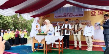 Anggota DPR-RI Komisi XI Heri Gunawan,  Hadiri Gebyar HUT Perempuan Indonesia Raya (Pira) yang ke-14 di Cikembar