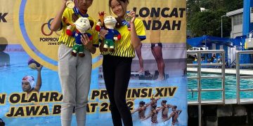 Porprov Jabar XIV 2022, Kontingen Kabupaten Sukabumi Persembahkan 1 Medali Emas Melalui Nomor Menara Syncro Putri