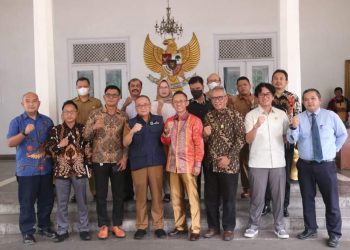 Wakil Bupati Sukabumi H. Iyos Somantri  Bahas Kondisi Usaha Pasca Covid bersama APINDO Kabupaten Sukabumi