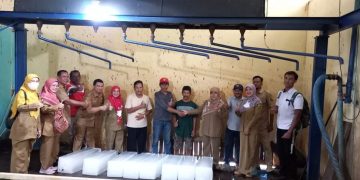 DINAS PERIKANAN KAB. SUKABUMI LAKUKAN RUNNING TEST PRODUKSI BALOK ES