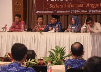 KPU Kabupaten Sukabumi Gelar Rakor dan Sosialisasi Pembentukan Badan Adhoc
