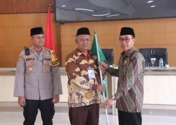 Sekda  Lepas Rombongan  Muktamar Muhammadiyah dan Ayshiyah Kabupaten Sukabumi  ke Surakarta