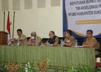 WABUP BUKA DISEMINASI KEPBUP TIM AKSELERASI PROYEK PRIORITAS RPJMD 2021-2026