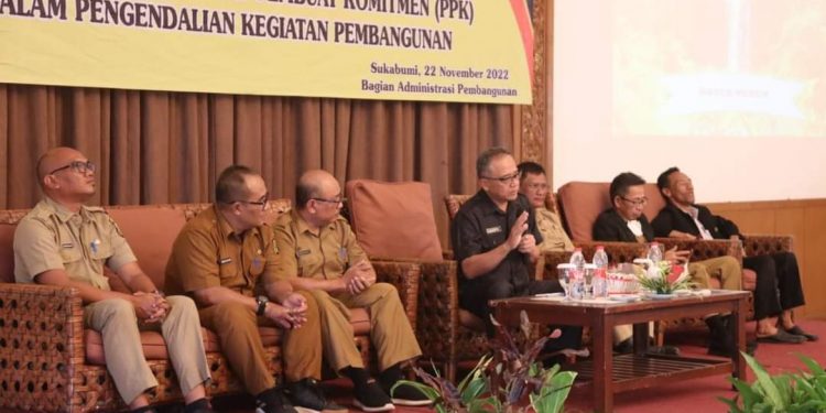 Wakil Bupati Iyos Soemantri Katakan  PPK Harus Paham Visi-Misi Kabupaten Sukabumi