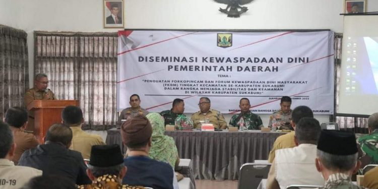 Diseminasi Kewaspadaan Dini, Bupati Sukabumi: Peran Masyarakat Kunci Kondusivitas  dan Stabilitas
