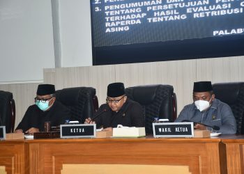 Rapat Paripurna DPRD Kab. Sukabumi Pengambilan Keputusan Tiga Raperda
