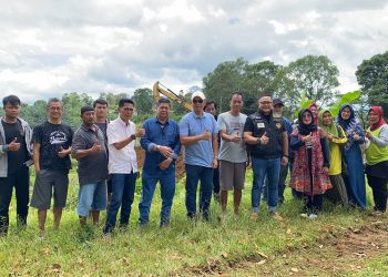 Ketua DPRD Kabupaten Sukabumi Tinjau Lokasi Pembangunan SMAN 1 Kalapa Nunggall