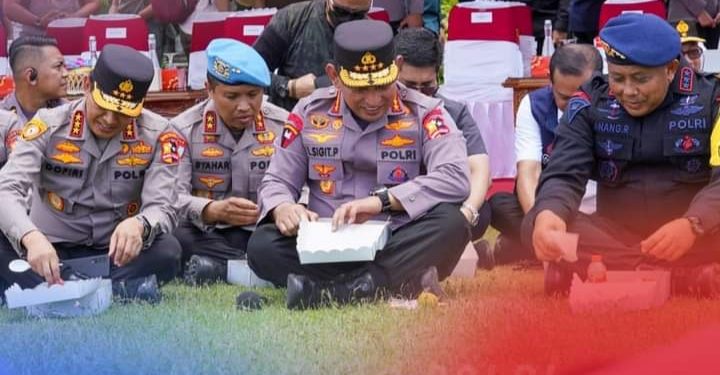Duduk dan Makan Siang Bersama, Kapolri Jenderal Listyo Sigit Prabowo Pastikan Kesiapan Personel Amankan KTT G20