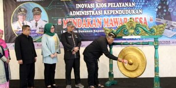 LAUNCHING MENDAKAN MAWAR DESA, LAYANAN ADMINISTRASI KEPENDUDUKAN CEPAT DAN MUDAH