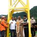 JEMBATAN GANTUNG CIMALIM DIRESMIKAN, BUPATI AJAK MASYARAKAT MENJAGA DAN MEMELIHARA