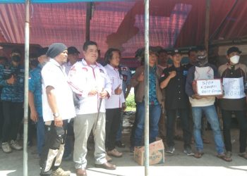 HAKORDIA 2022,  KOALISI 11 ORMAS-OKP SUKABUMI SEBAR RIBUAN STIKER ANTI KORUPSI