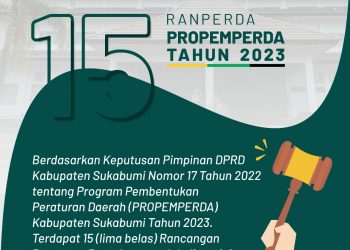 DPRD Kabupaten Sukabumi Setujui 15 Propemperda 2023