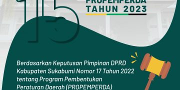DPRD Kabupaten Sukabumi Setujui 15 Propemperda 2023