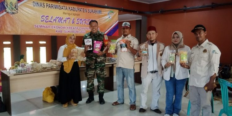 Tingkatkan Ekonomi Pascapandemi,  Forum Ekonomi Kreatif Gelar Pelatihan di Jampang Kulon Sukabumi