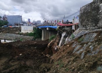 Langkah Antisipatif,  PDAM TJM Kabupaten Sukabumi Pasang Gate Valve,  Pasca Ambrolnya  Jembatan Pamuruyan