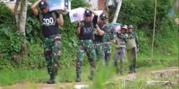 Misi Suci Prajurit TNI untuk Cianjur