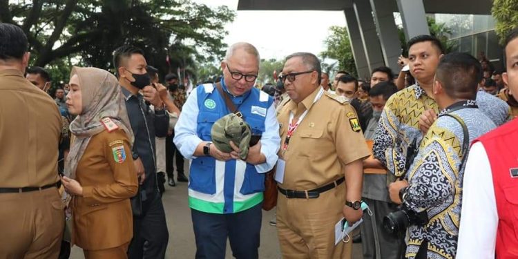 BUPATI MARWAN IKUTI RAKORNAS KEPALA DAERAH DAN FORKOPIMDA, BAHAS EKONOMI DAN INFLASI