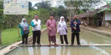 KEMBANGKAN BUDIDAYA IKAN DI PESANTREN, DINAS PERIKANAN MONITORING DI PURABAYA