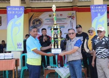 Wabup Sukabumi H.Iyos Somantri Buka Kompetisi Sepak Bola Usia Muda Antar Sekolah Sepak Bola (SSB)