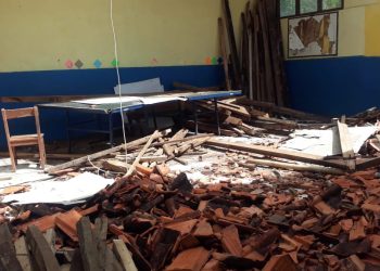 Cuaca Ekstrim, Bangunan SDN 1 Cibenda Ambruk