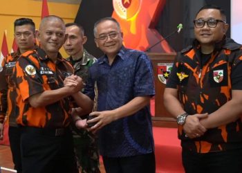 Hadiri Rakercab, H Iyos Ajak Pemuda Pancasila Bersinergi dan Berkolaborasi