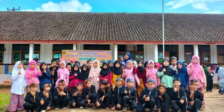 SDN Samelang Peringati Hari Bahasa Ibu Internasional (HBII) 2023