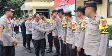 Kapolda Jabar Irjen Pol Drs Suntana  Beri Arahan pada Jajaran Polres Sukabumi
