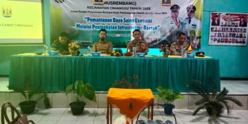 Danramil Jampangkulon Hadiri Musrenbang Tingkat Kecamatan di Cimanggu