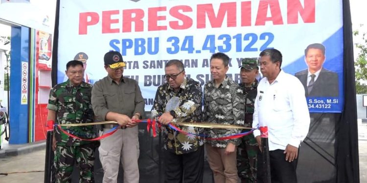 Bupati Resmikan SPBU di Tamanjaya, Ciemas Sukabumi