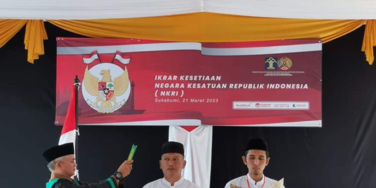 LAPAS KELAS IIB WARUNGKIARA GELAR MTQ DAN MHQ SERTA IKRAR SETIA NKRI BAGI NAPITER