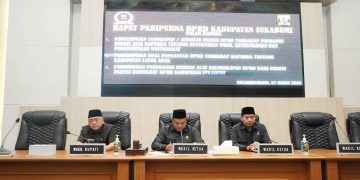 RAPAT PARIPURNA DPRD KABUPATEN SUKABUMI, ADA TIGA AGENDA PENTING