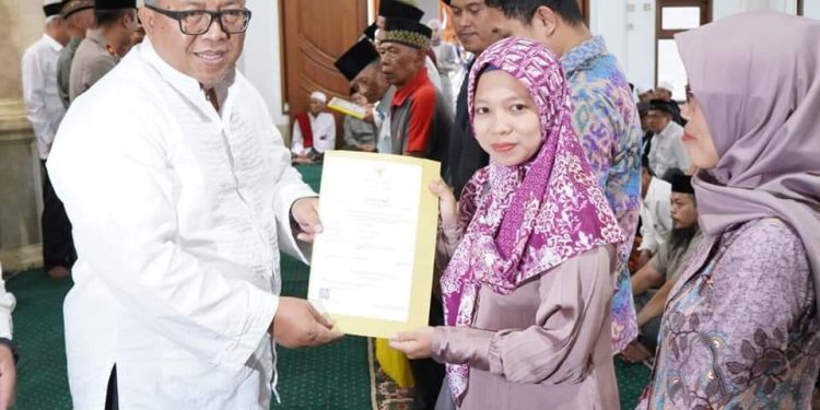 MUHIBAH RAMADHAN DI SUKARAJA, BUPATI SAMPAIKAN PROGRAM STARTEGIS TERKAIT PENINGKATAN SUMBERDAYA MANUSIA