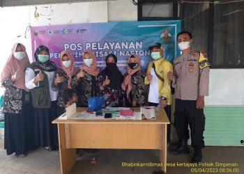 DUKUNG IMUNISASI POLIO, POLRES SUKABUMI OPTIMALKAN PERAN AKTIF BHABINKAMTIBMAS
