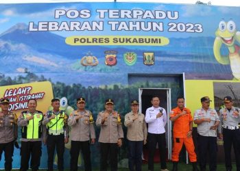 Sekda Kabupaten Sukabumi Monitoring Posko Pemantauan Arus Mudik