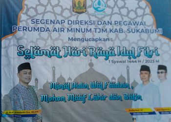 Dirut Perumda Air Minum TJM Kabupaten Sukabumi, Mohammad Kamaludin Zen Beserta Segenap Direksi Mengucapkan Selamat Idul Fitri 1444 H